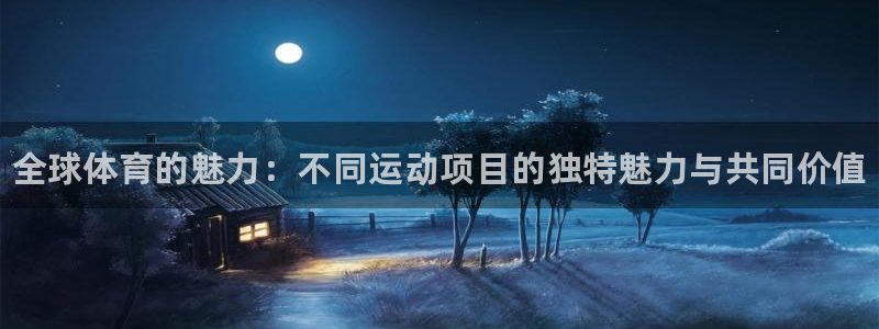 利记官方正版app娱乐：全球体育的魅力：不同运动项目