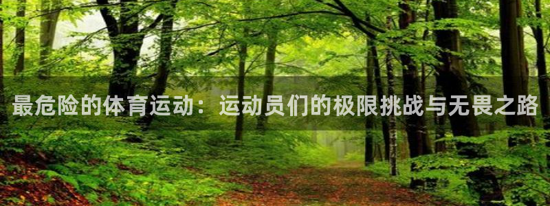 利记官网下载平台假的吗是真的吗：最危险的体育运动：运